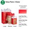 Christmas Gift Bags Assorted Sizes with Tissue Paper, 9 Pack, Red Holiday Theme Bags, Large 13x10.2, Medium 9x7, Small 6.3x4.7 inches